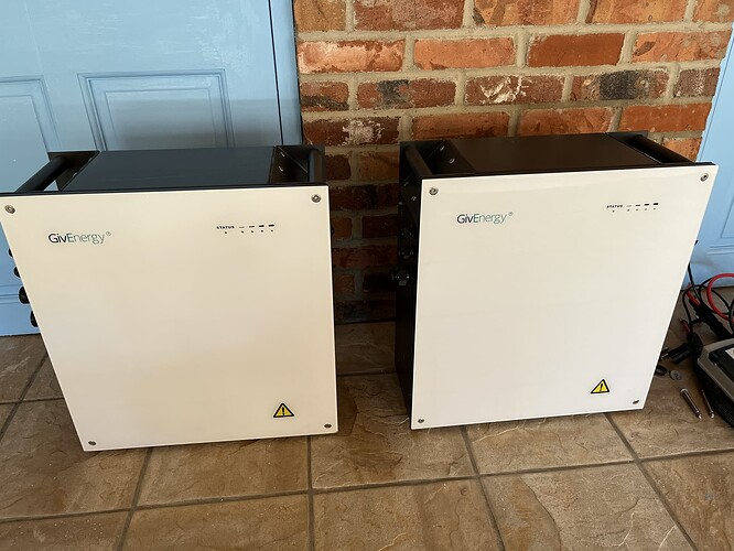 Two 5.2kwh batteries