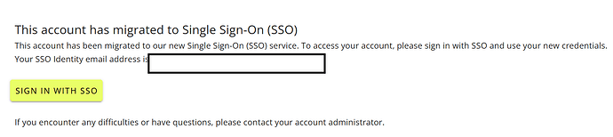 Sign in with SSO