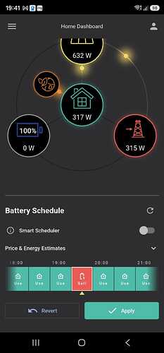 Battery Scheduler